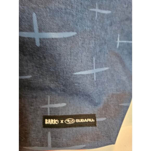 BARK Tote Bag Joy Ride Subaru Loves Pets Canvas Leash Water Bowl 2 Bagholder NEW - Picture 2 of 9